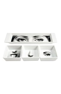 Набор из четырех тарелок Sensi Fornasetti