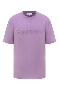 Хлопковая футболка JW Anderson