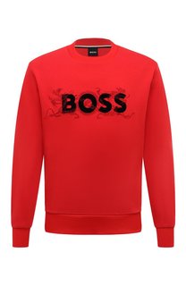 Хлопковый свитшот BOSS