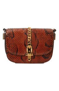 Сумка Sylvie 1969 mini из кожи питона Gucci