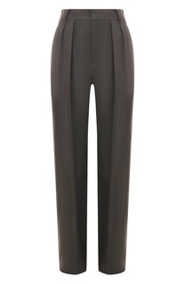 Брюки из вискозы и льна Brunello Cucinelli