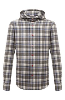Хлопковая рубашка Kiton