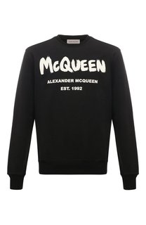 Хлопковый свитшот Alexander McQueen