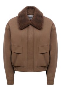 Бомбер из экокожи Low Classic