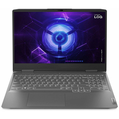 Ноутбук Lenovo LOQ 15IRH8 82XV00QURK (Русская раскладка) (Intel Core i5-12450H 2.0GHz/16384Mb/512Gb SSD/nVidia GeForce RTX 4050 6144Mb/Wi-Fi/Cam/15.6/1920x1080/No OS)