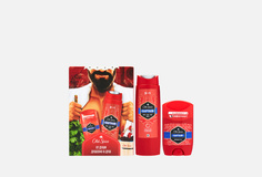 Подарочный набор Твердый дезодорант + Гель для душа + шампунь OLD Spice