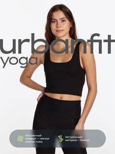 Топ Urbanfit Yoga, размер M, черный, Черный