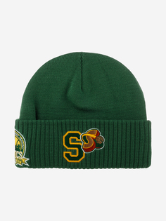 Шапка с отворотом MITCHELL NESS KTCFMM21153-SSUGREN Seattle Supersonics NBA (зеленый), Зеленый Mitchell&Ness