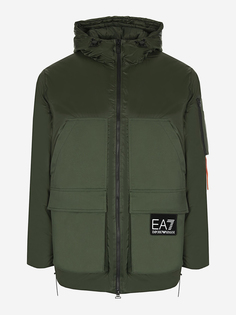 Пальто мужское с жилеткой EA7 CABAN COAT, Зеленый