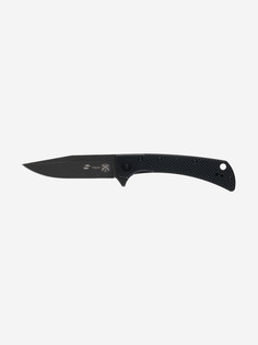 Нож складной Stinger, 102 мм, (черный), материал рукояти: нержавеющая сталь, стеклотекстолит G10, Черный