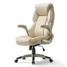 Эргономичное кресло руководителя Eureka OC11-OW, белое