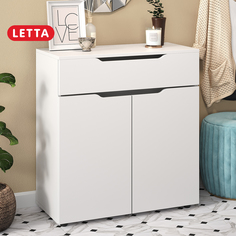 Комод LETTA Praga Plus Белое тиснение