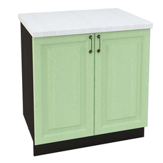 Шкаф кухонный напольный, Сурская мебель, Ницца, 637185, венге/дуб оливковый