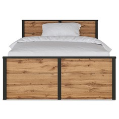 Кровать полутораспальная Лофт LOZ120х200 Black Red White