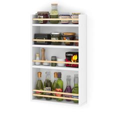 Полка настенная навесная Атон М1-130 белая аляска