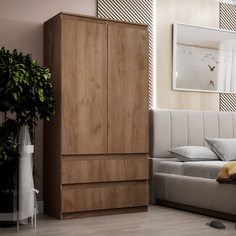 Шкаф 2в1 Letta Пакс, Крафт табачный