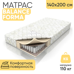 Матрас анатомический пружинный Balance Forma, 7430, средней жесткости 140х200 см No Brand