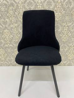 Стулья для кухни arrau-furniture art Высокая спинка с мягким сиденьем велюр черный