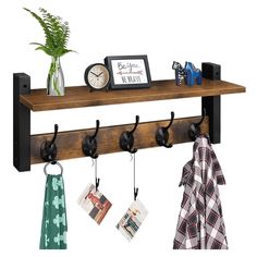 Вешалка настенная Borten G001, 61х12х19.5 см