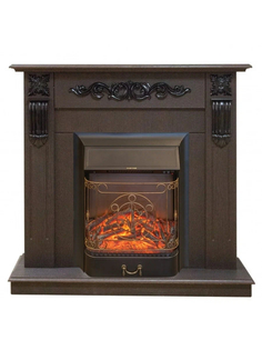 Электрокамин Real Flame Dominica Corner DN-F817 с очагом Majestic Lux Black