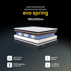 Ортопедический матрас Darwin Evo Spring 180х200 см пружинный