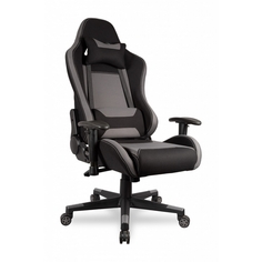 Игровое кресло College BX-3760 Black/Dark Grey Черная ткань/Ткань серая 650x830x330 No Brand