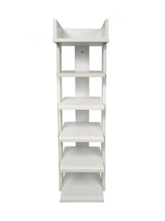 Этажерка URM 6 полок МДФ 88,5x25x27,5 см, белый