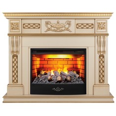 Электрокамин RealFlame Corsica Lux WT с очагом 3D Firestar 25,5