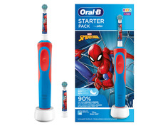 Электрическая зубная щетка Oral-B D103 SPIDERMAN синий