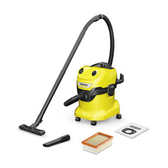 Пылесос Karcher WD 4 V-20-5-22 EU хозяйственный, с функцией выдувания
