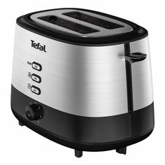 Тостер Tefal TT520D10 Grille Pain серебристый, черный