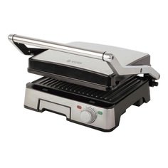 Электрогриль VITEK VT-8450 серебристый; черный