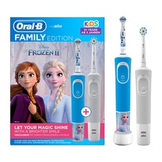 Электрическая зубная щетка Oral-B Family Pack D12.513.K белый, серый, синий