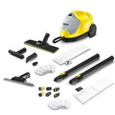 Пароочиститель для дома Karcher SC 4 EasyFix + 9 аксессуаров VELERжелтый