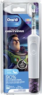 Электрическая зубная щетка Oral-B D100.413 Kids Lightyear голубая