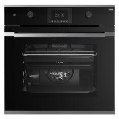 Встраиваемый электрический духовой шкаф Kuppersbusch BP 6381.0 S3 серебристый, черный