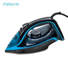 Утюг Manya I-M2604 черный, синий