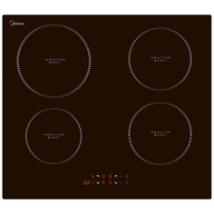 Встраиваемая варочная панель индукционная MIDEA MIH64100 черный