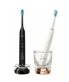 Электрическая зубная щетка Philips Sonicare 9000 HX9914 белая, черная