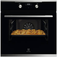 Встраиваемый электрический духовой шкаф Electrolux KOD5C70BX серебристый, черный