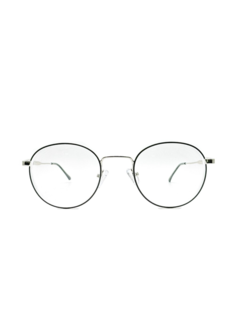Готовые очки Хорошие очки! в круглой оправе, унисекс, серебристые, -7,5