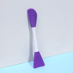 Queen fair Кисть для масок, двусторонняя, силиконовая, 14,8 см, цвет МИКС