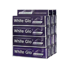 Зубная паста White Glo отбеливающая 2 в 1 с эффектом ополаскивания 24 грамма 12 шт.