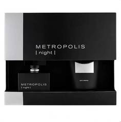 Набор Metropolis Night парфюмированная вода edp 100 мл шампунь 140 мл Parfums Genty