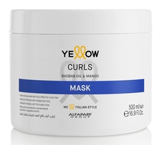 Маска для кудрявых и вьющихся волос Yellow Curls Mask 500 мл