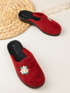 Тапочки женские Inblu CA-6H красные 36 RU