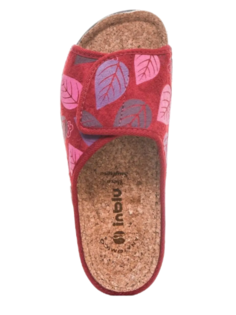 Тапочки женские Inblu DH-6Q бордовые 38 RU
