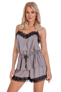 Пижама женская La Shelly Bizu pizama черная 2XL