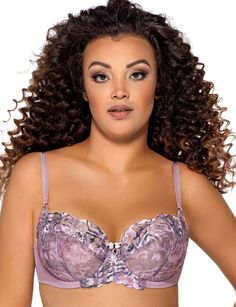 Бюстгальтер женский AVA 1986 M Maxi фиолетовый 75K