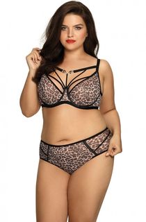 Трусы женские Novika Stella коричневые 2XL